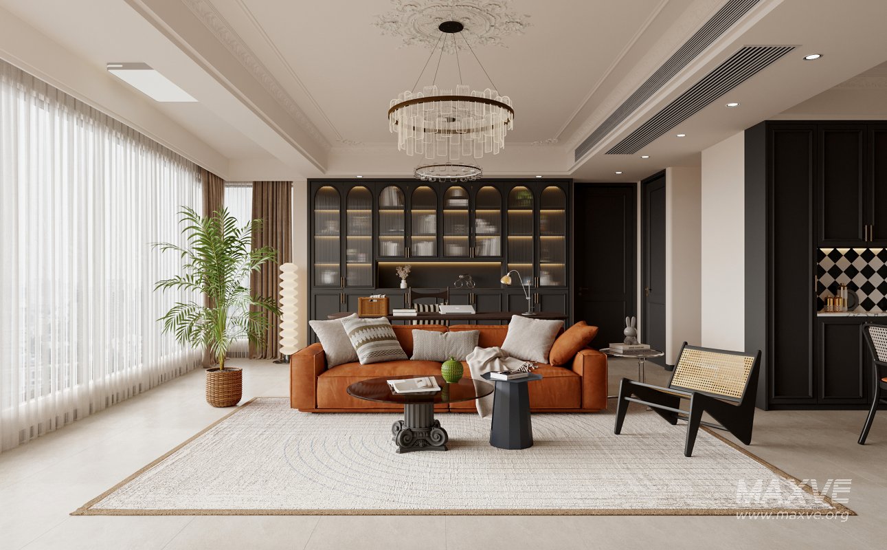 Luxurious living room and dining room - Image 4