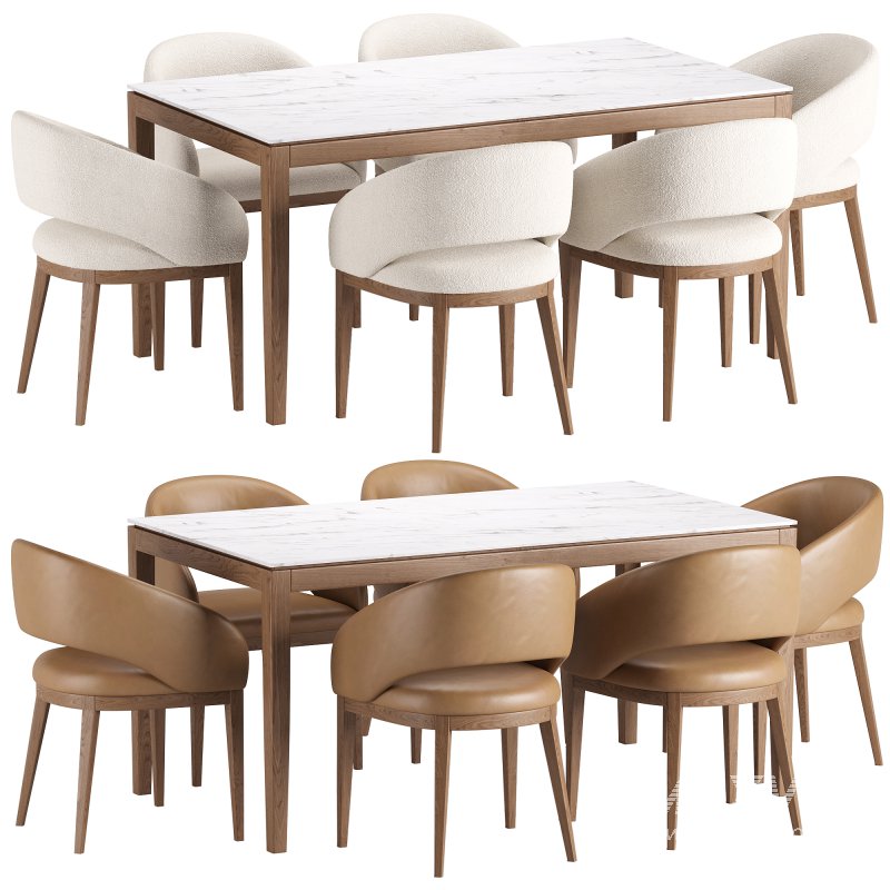 Allen Chair 2 and Jackson Dining Table - Image 5