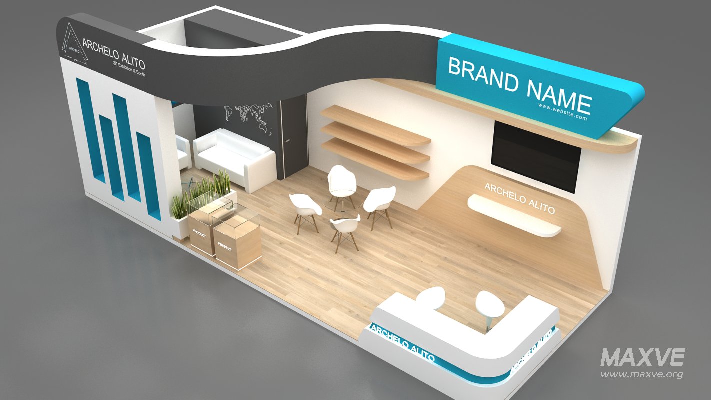 booth 3d modular exhibition - Image 7