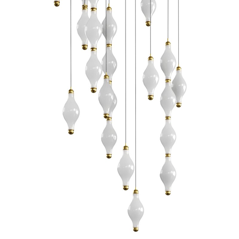 Dewy S4 Vertical vol 3 Pendant Lamp by euroluce - Image 5