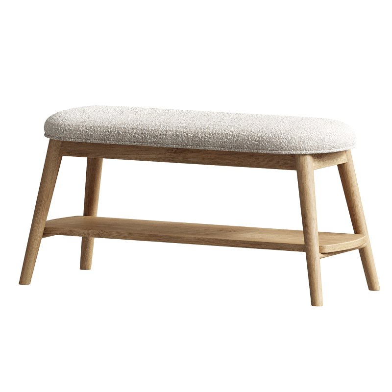 Poppy Boucle Bench - Image 3