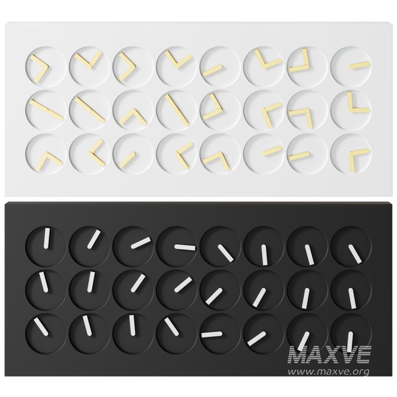 Wall Clock Clockclock 24 by Humans since 1982 - Image 1