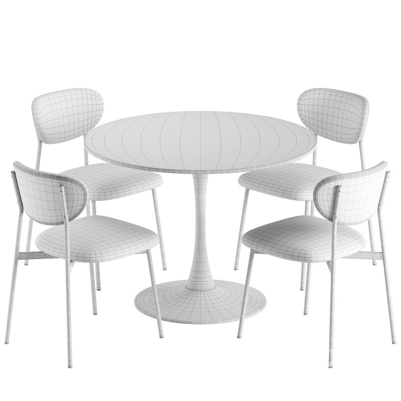 Evan Chair and Tulip Table - Image 6