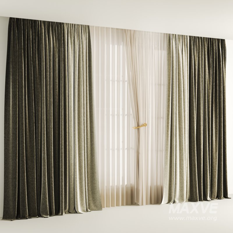 Silk and Cotton Curtain 033 - Image 3