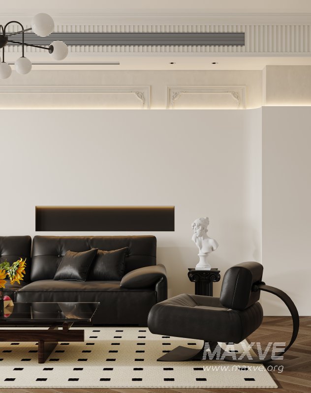 Luxurious living room and dining room - Image 2