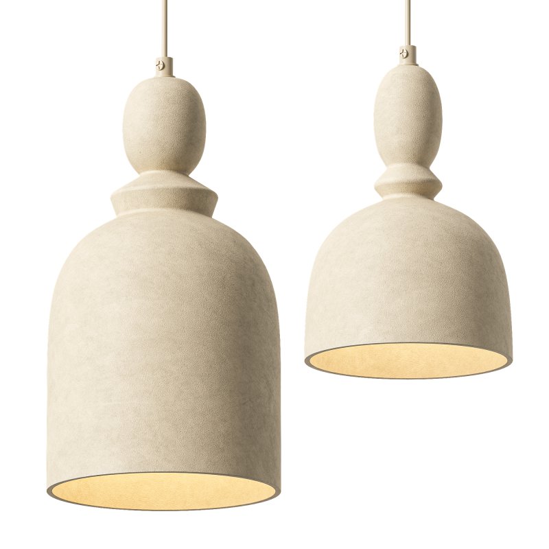 Zara Large and Small Ceramic Pendant Lamps - Image 1