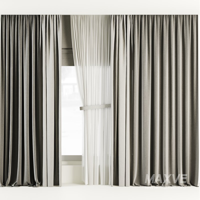 Silk and Cotton Curtain 042 - Image 2