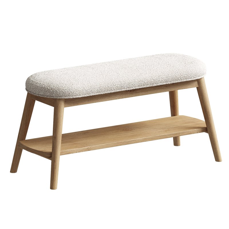 Poppy Boucle Bench - Image 1