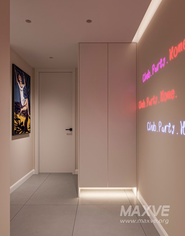 Modern living room and dining room interior scene - Image 6