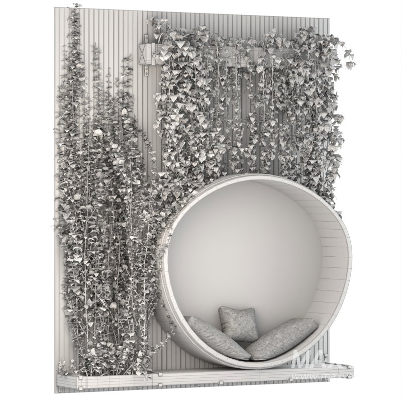 Boho Wall Plant Furniture 02 - Image 4