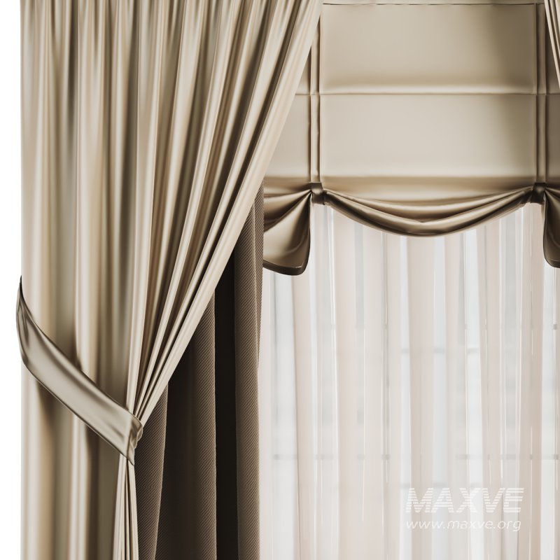 Silk and Cotton Curtain 045 - Image 2