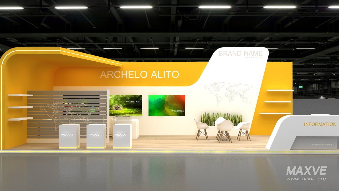 3d exhibition booth stand - Image 5