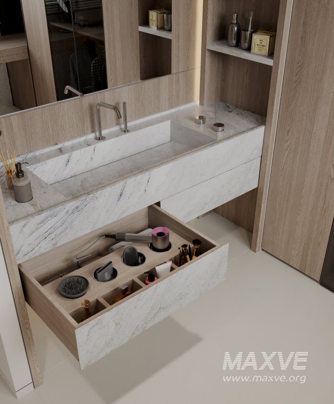 Modern bedroom and dressing room - Image 5