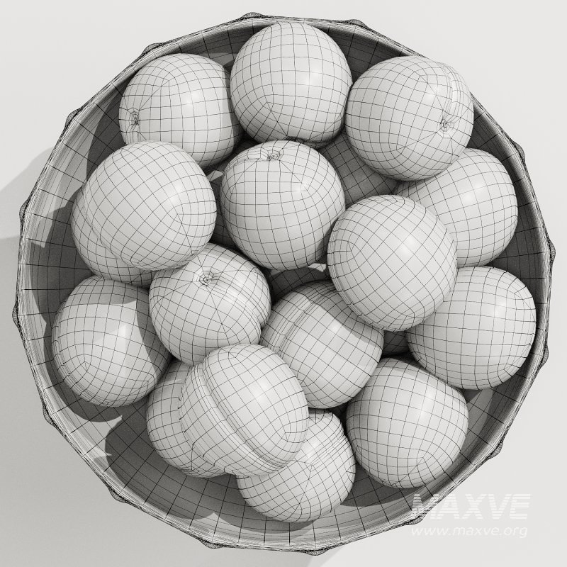 Low Glass Bowl Centerpiece with Apricots - Image 4