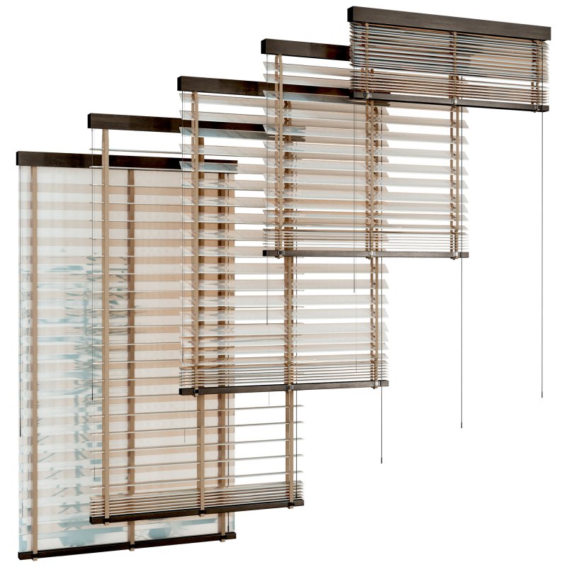 Glass Blinds Curtain Collection 74 - Image 1