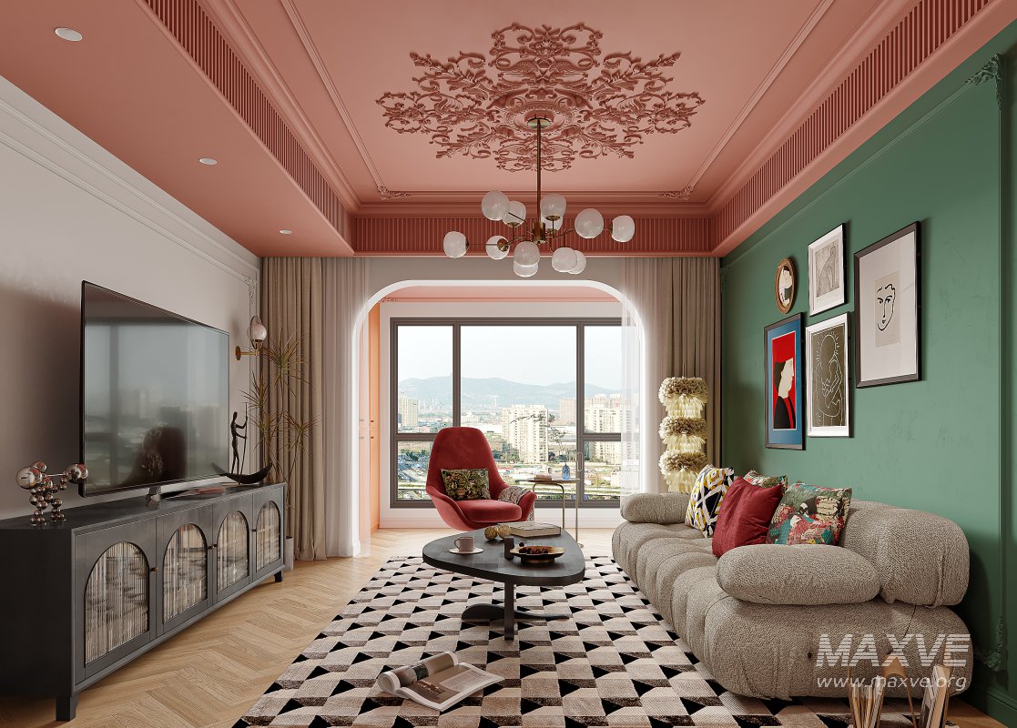 Luxurious living room and dining room - Image 5