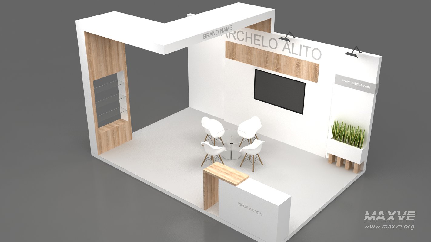 3d exhibition booth stand - Image 6