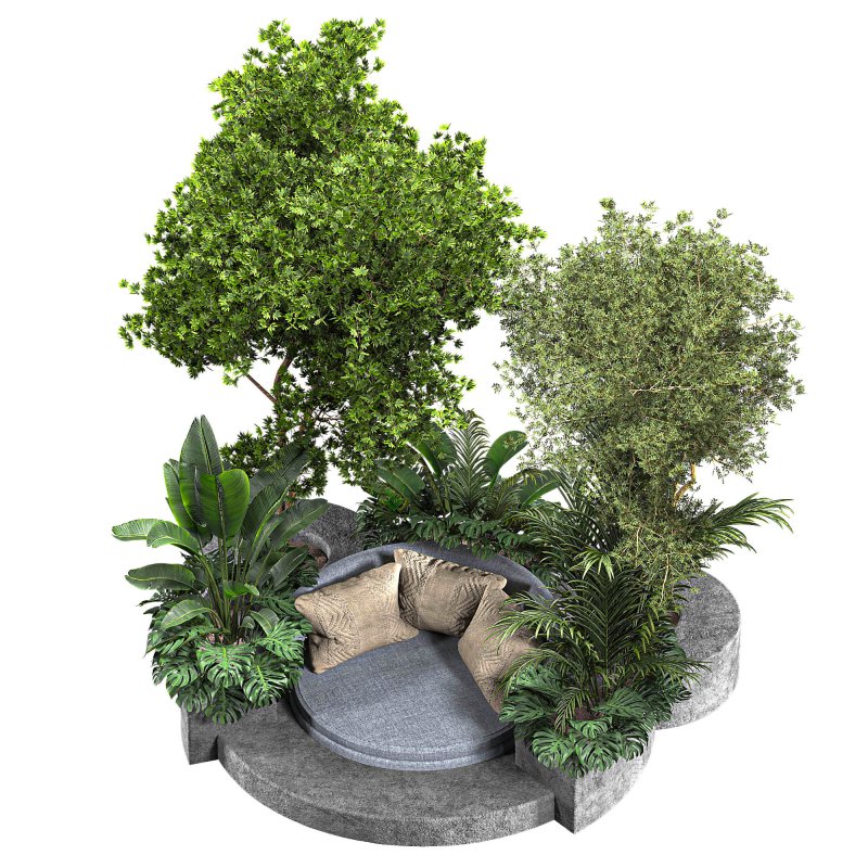 Outdoor plants set 02 - Image 4