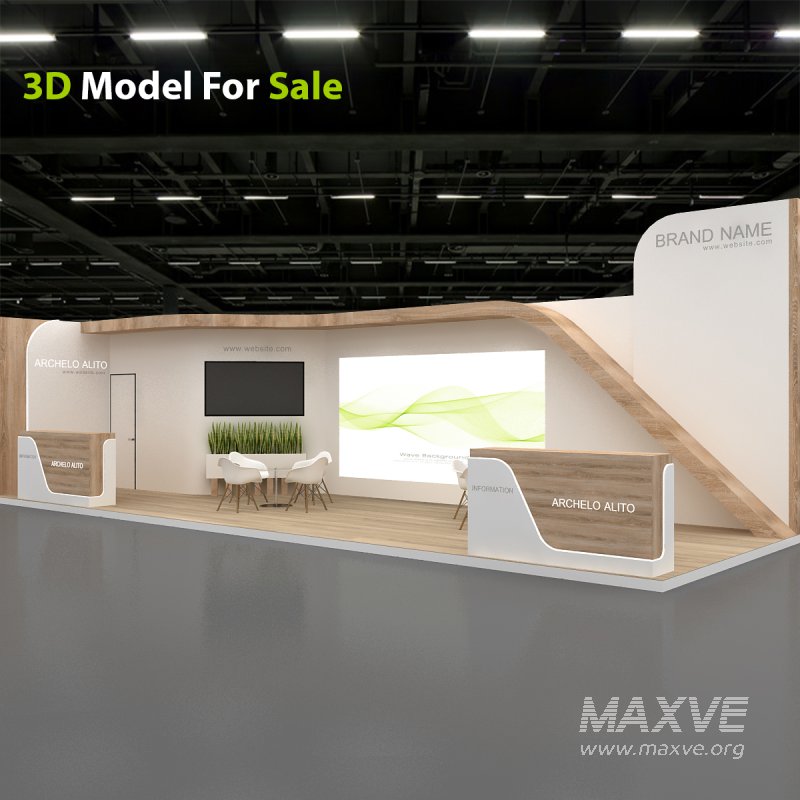 3d exhibition booth stand tradeshow - Image 6