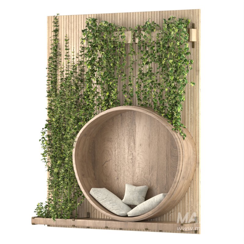 Boho Wall Plant Furniture 02 - Image 1