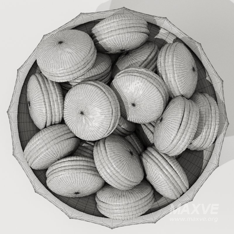 Low Glass Bowl Centerpiece with Cakes - Image 4