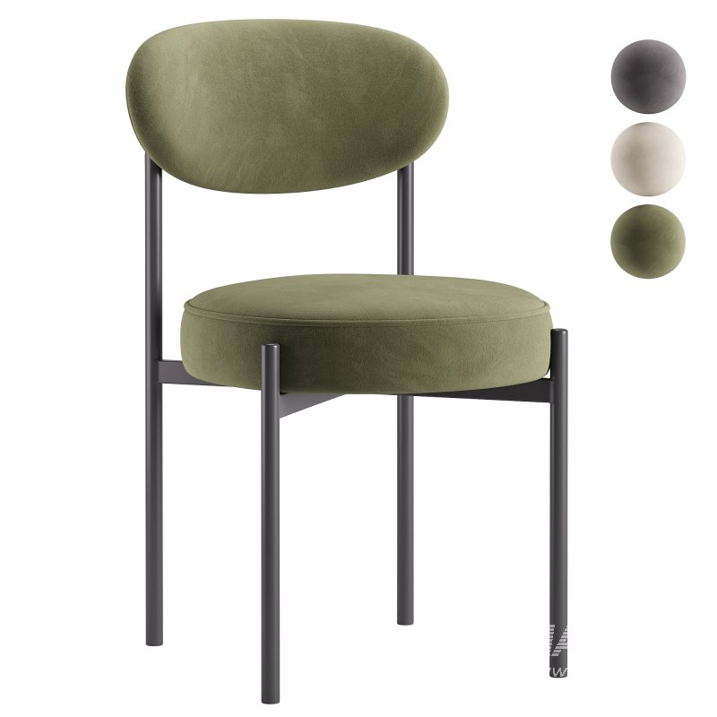 Ava Velvet Dining Chair - Image 3