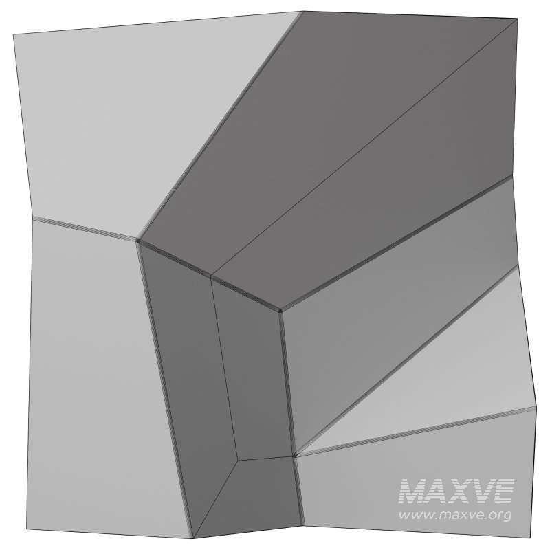 ENNAIA LUCA – Light Wall Steel Abstract Sculpture - Image 6