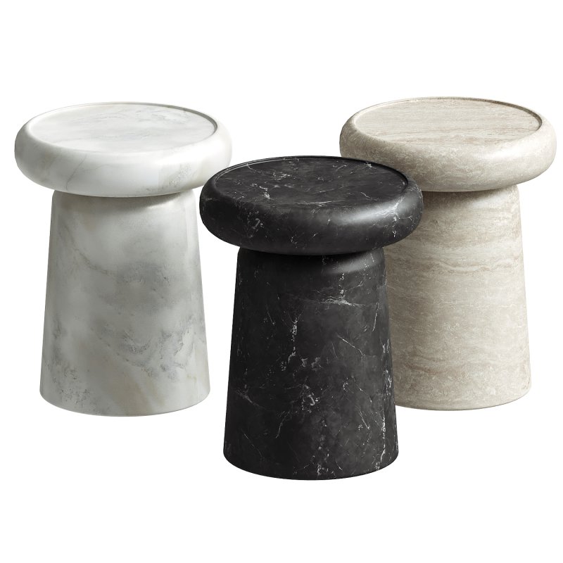 Nissa Black Marquinia Marble Medium Side Table by Ivan Colominas - Image 4