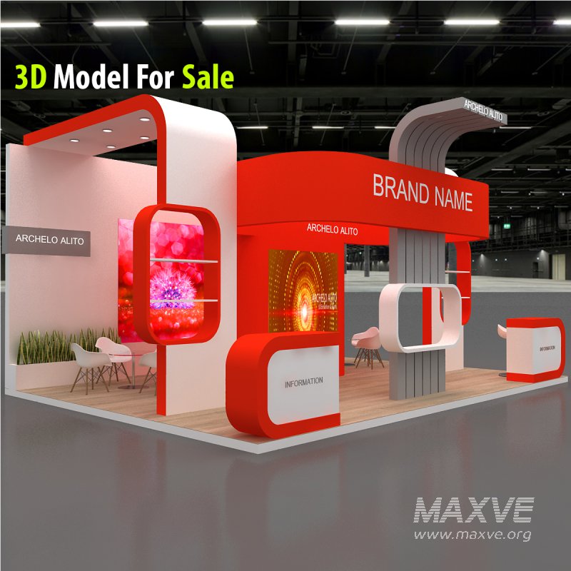 3d exhibition Stall - Image 2