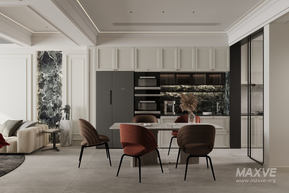 Luxurious living room and dining room - Image 3