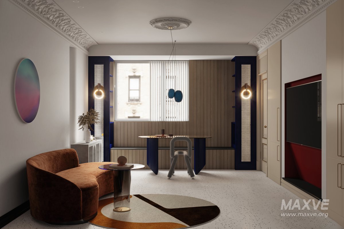 Luxurious living room and dining room - Image 2