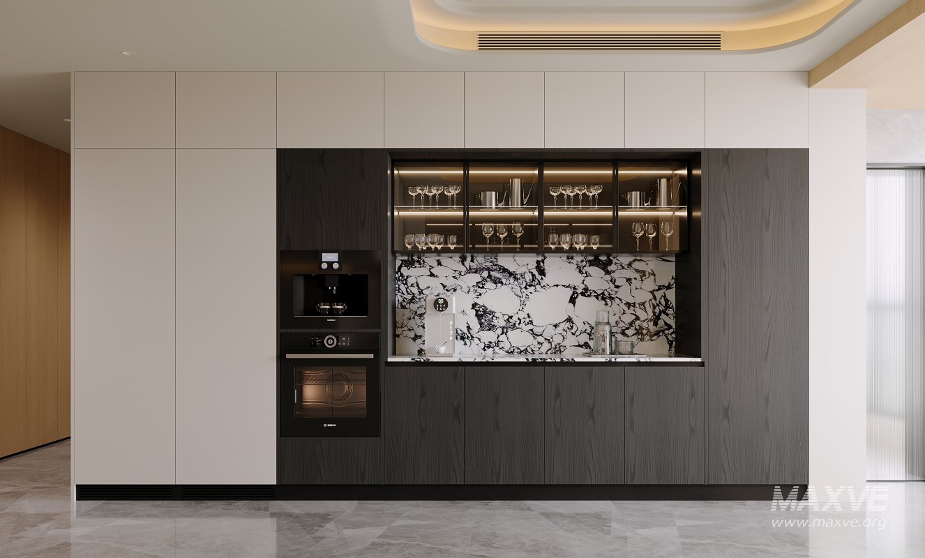 Modern living and dining room bedroom - Image 9