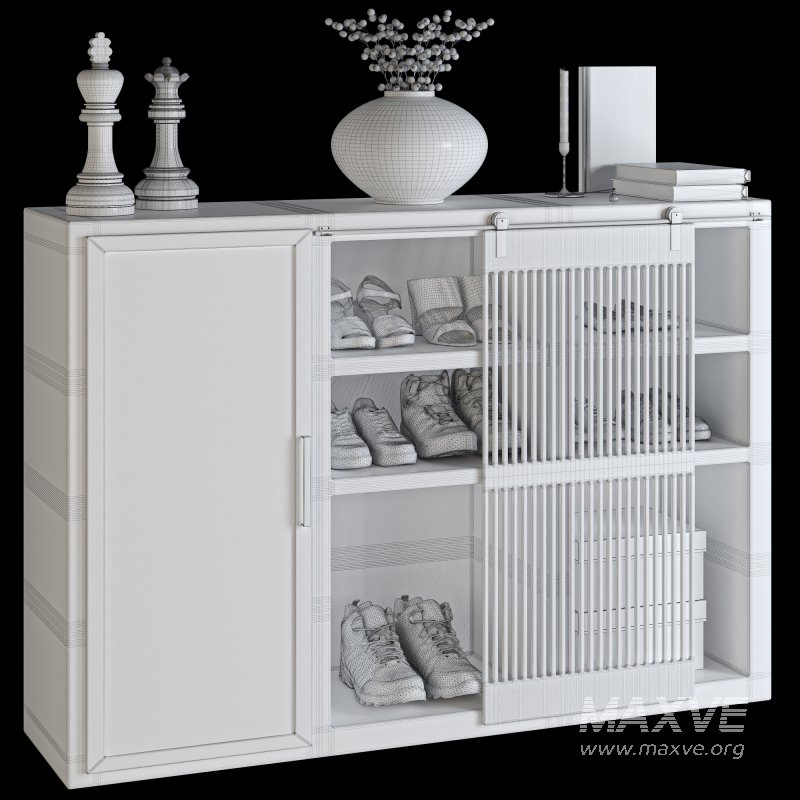 Minimals Shoes Cabinet Set 02 - Image 6