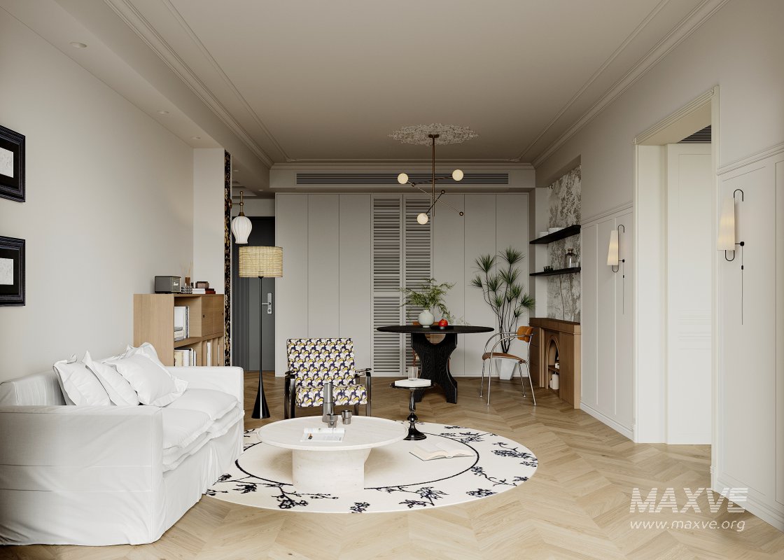 Luxurious living room and dining room bedroom - Image 5