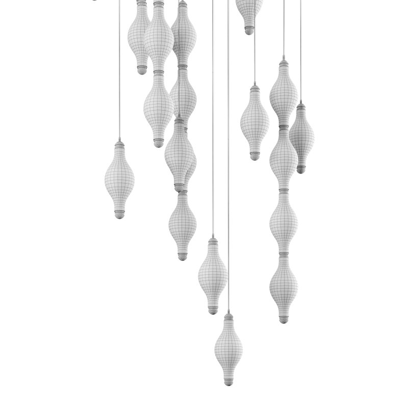 Dewy S4 Vertical vol 3 Pendant Lamp by euroluce - Image 6