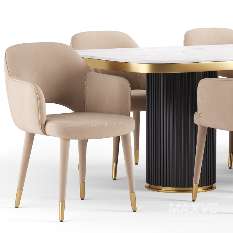 Adrianna Dining Chair and Archie Dining Table - Image 6