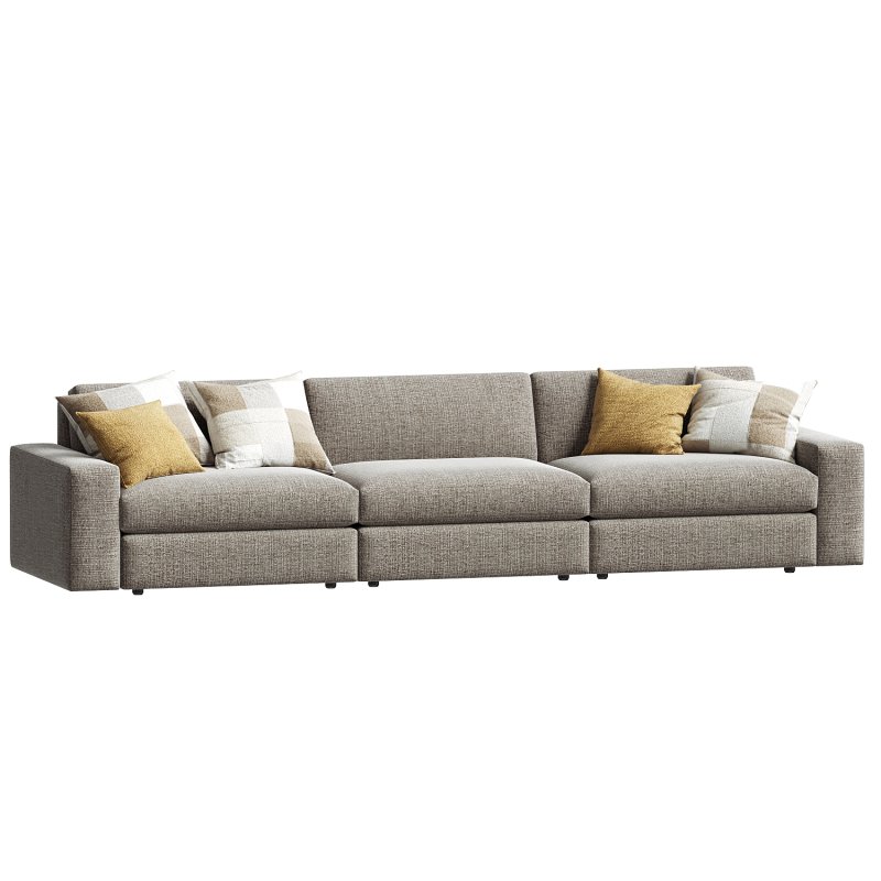 Kipton Wide Arm Three Piece Modular Sofa - Image 3