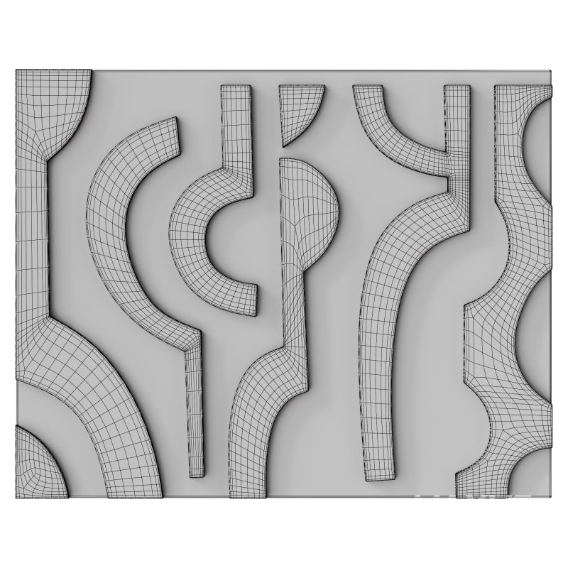 Decorative panel 3D ART RELIEF 06 - Image 4