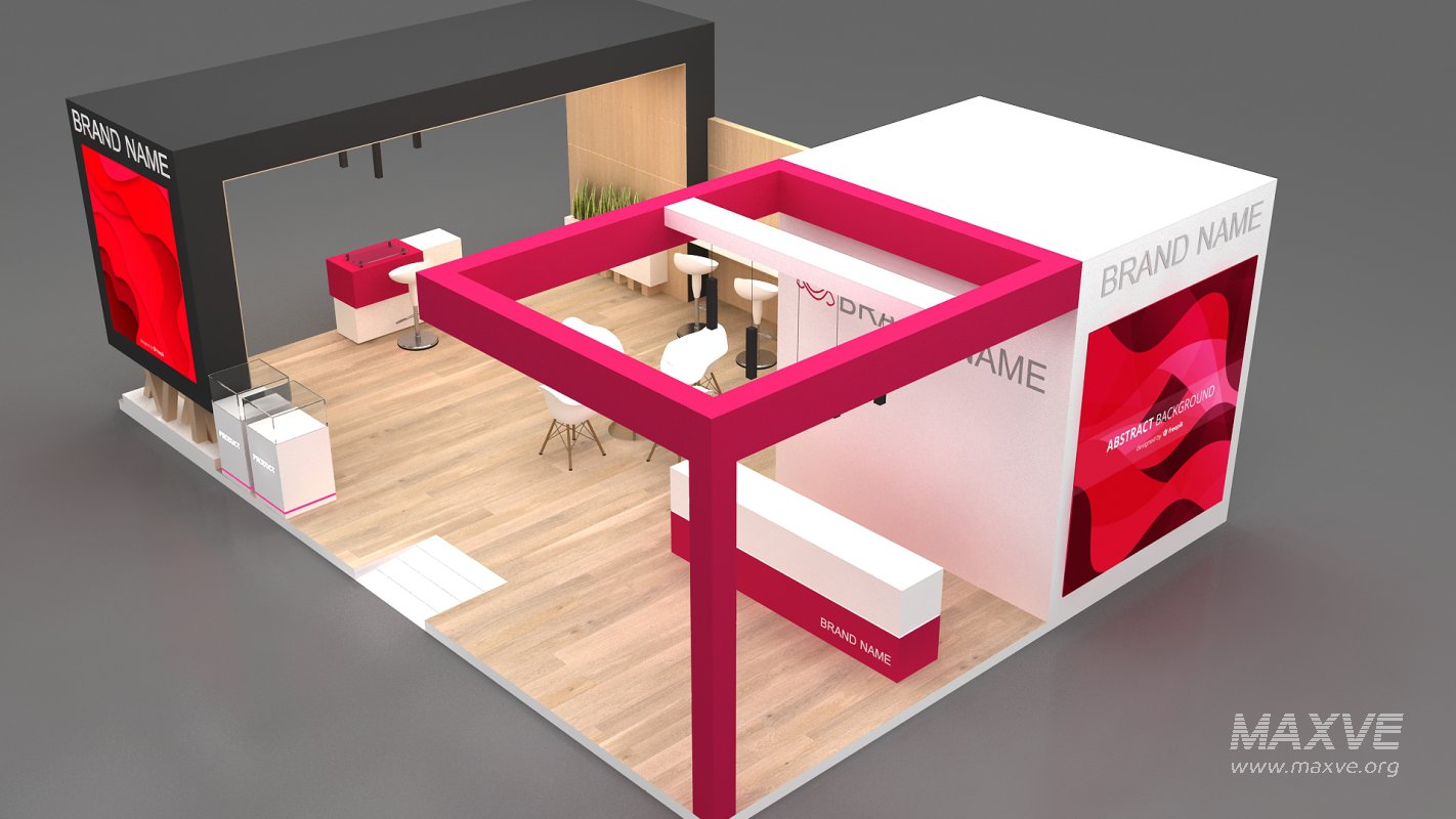 3d model exh booth - Image 7