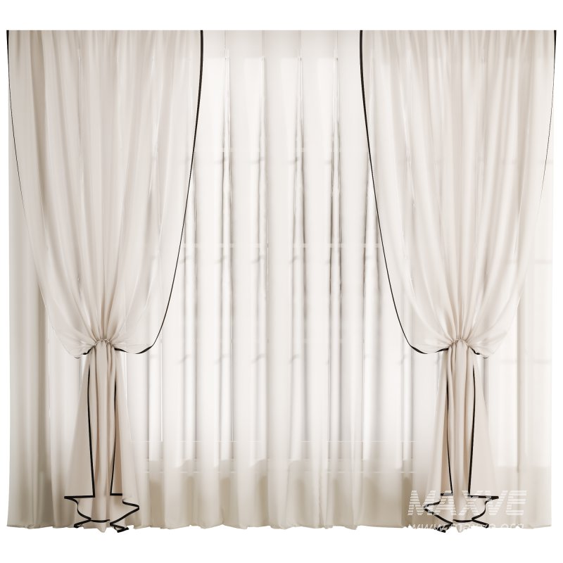Silk Curtain Set 58 - Image 1