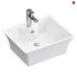 Square Countertop Vessel Bathroom Sink - Thumbnail 1