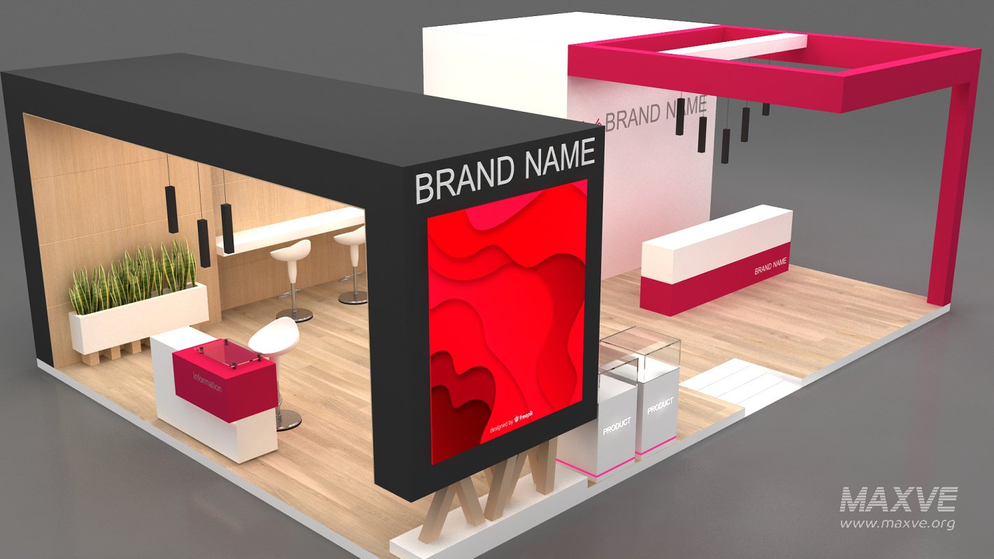 3d model exh booth - Image 6
