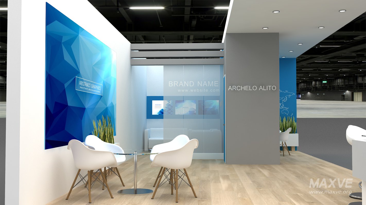 3d model exhibition stand - Image 2