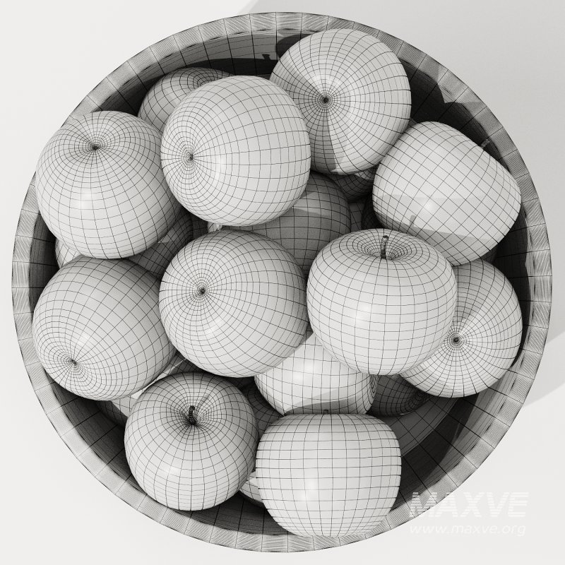 Low Glass Bowl Centerpiece with Yellow Apples - Image 4