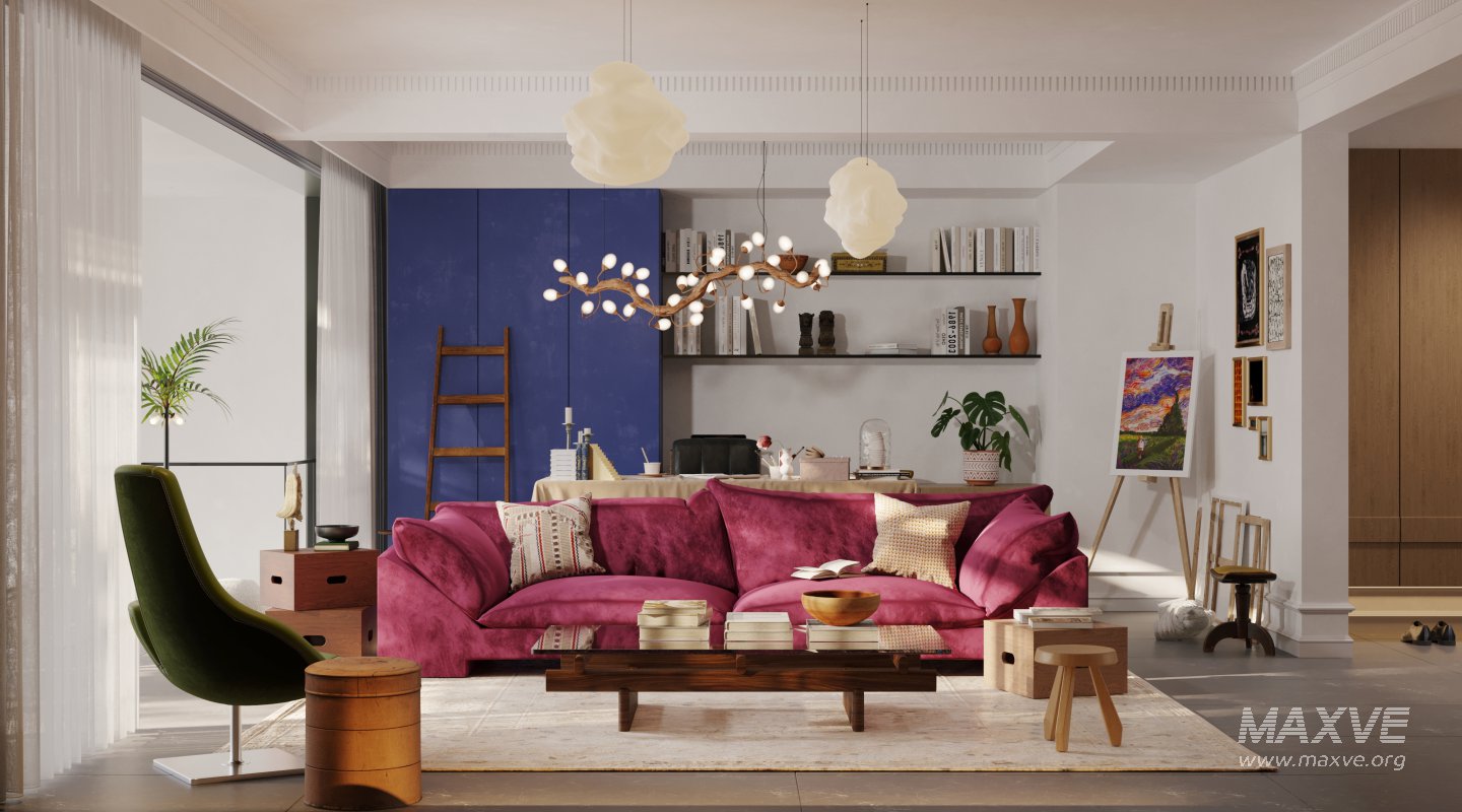 Luxurious living room and dining room - Image 2