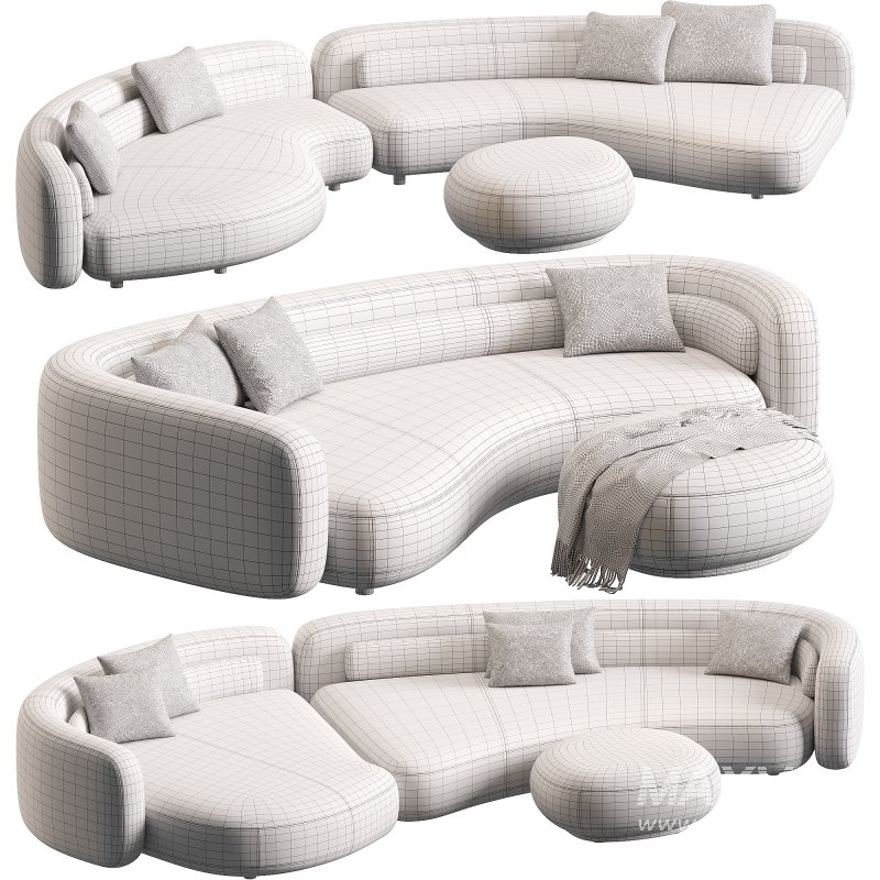 Bezier sofa by Minotti | 3 in 1 - Image 7
