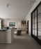 Modern living room and dining room interior scene - Thumbnail 3
