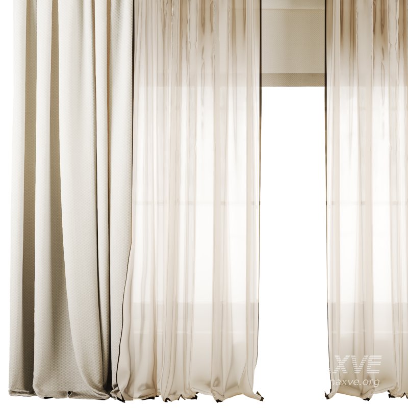 Silk and Cotton Curtain Set 69 - Image 3