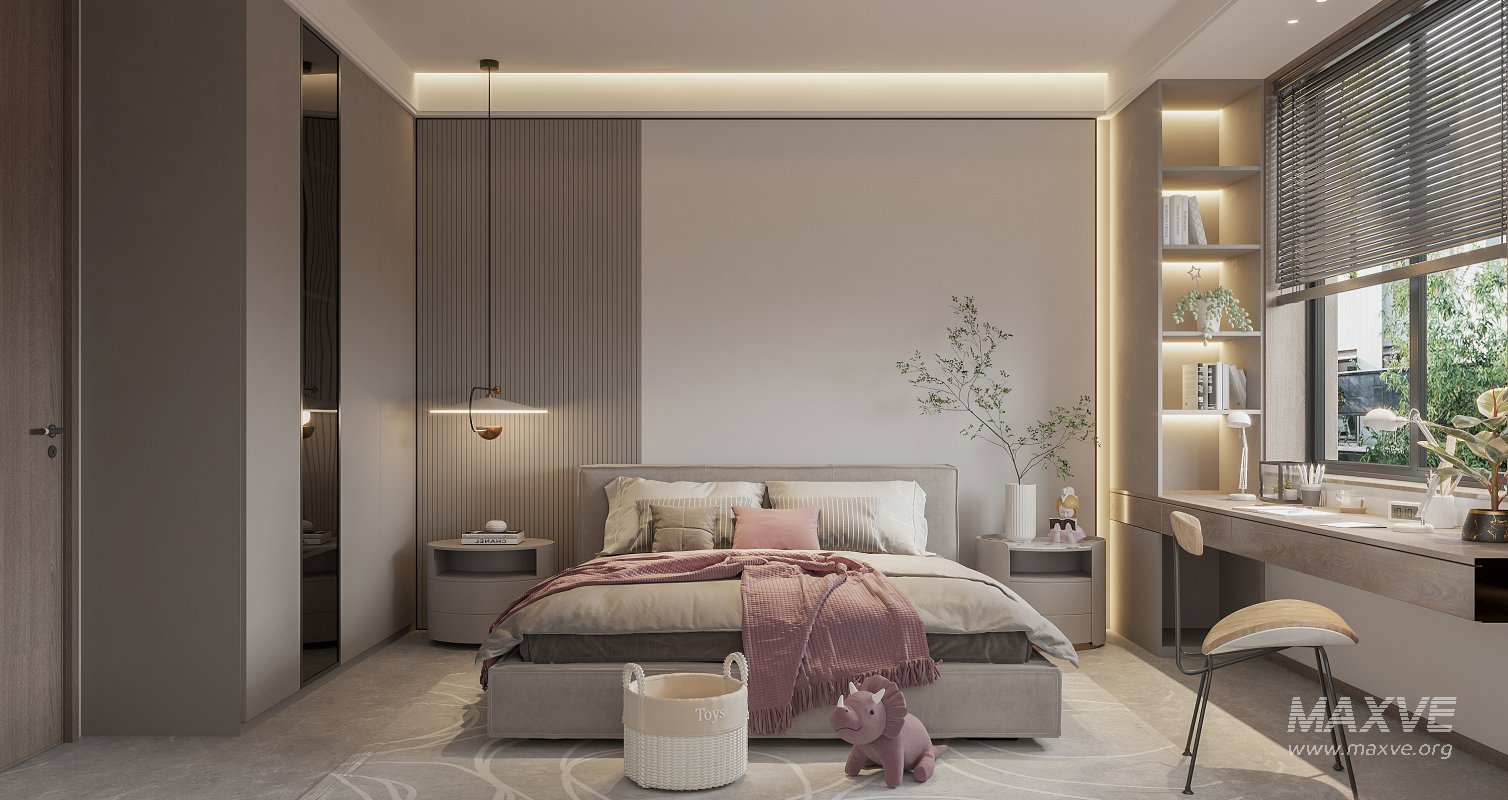 modern bathroom and bedroom - Image 3