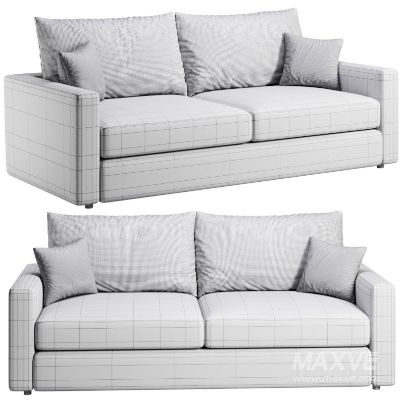Miller Sofa, Nomad Snow - Image 1
